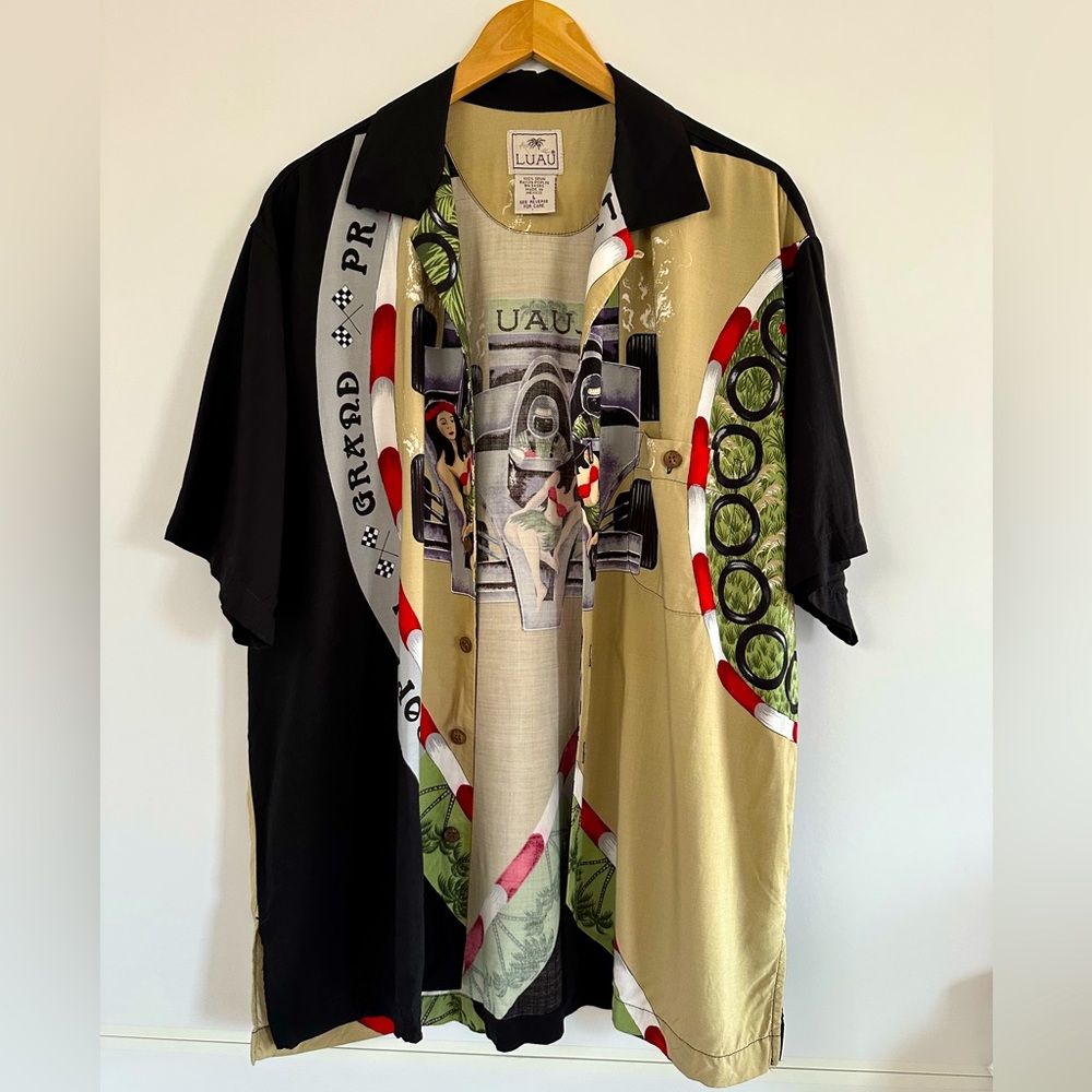 Luau Men’s Tropical Grand Prix Hawaiian shirt.